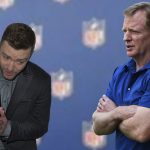 justin timberlake, roger goodell, nfl, super bowl, patriots, eagles, LII, halftime show, football