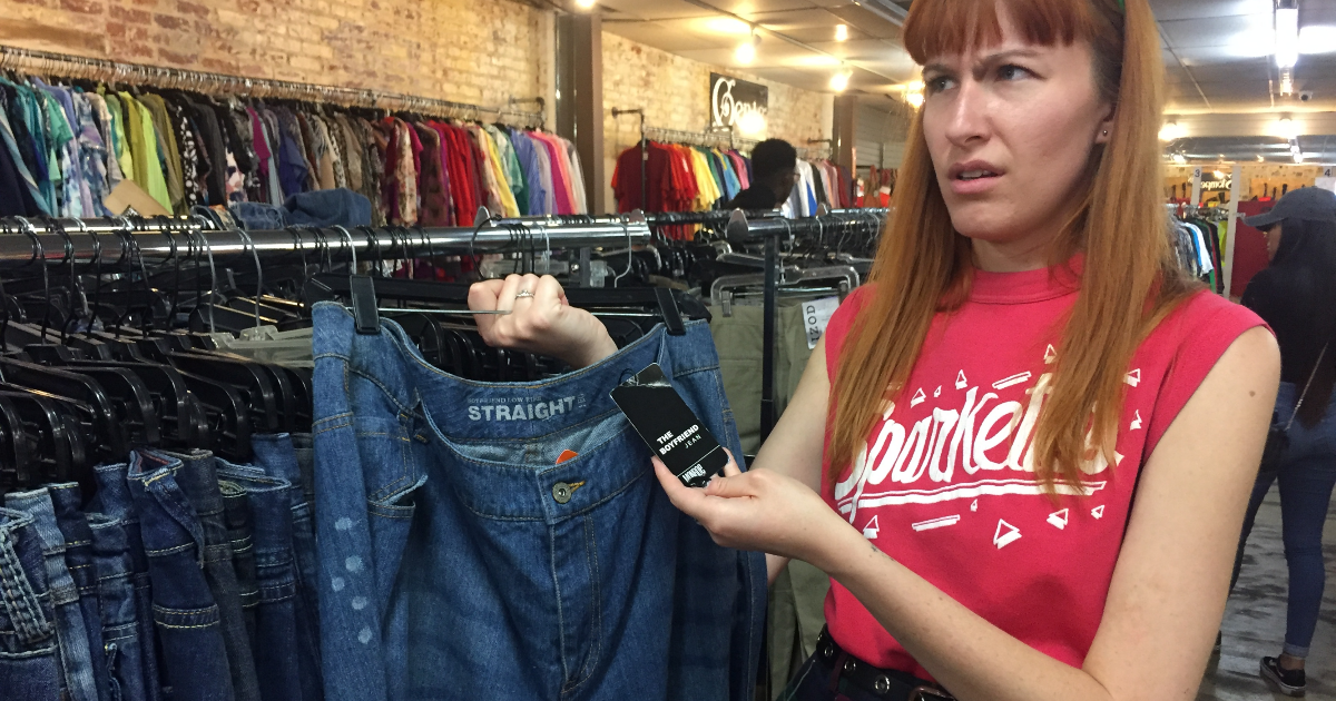 boyfriend, jeans, jorts