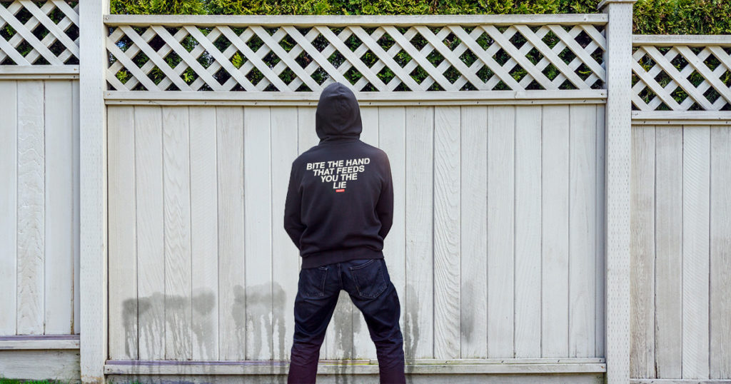 fence, punk, venue