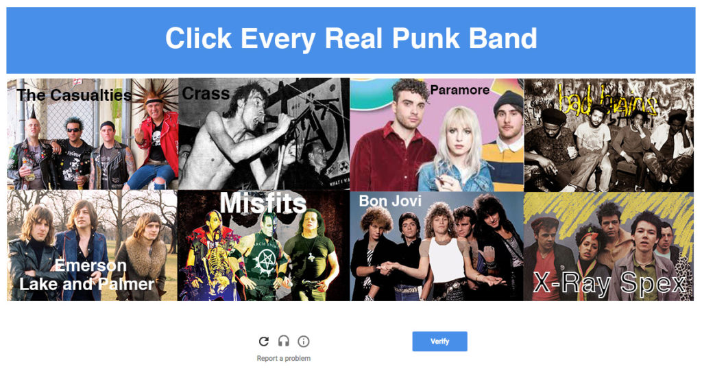 punk, captcha, security, poser