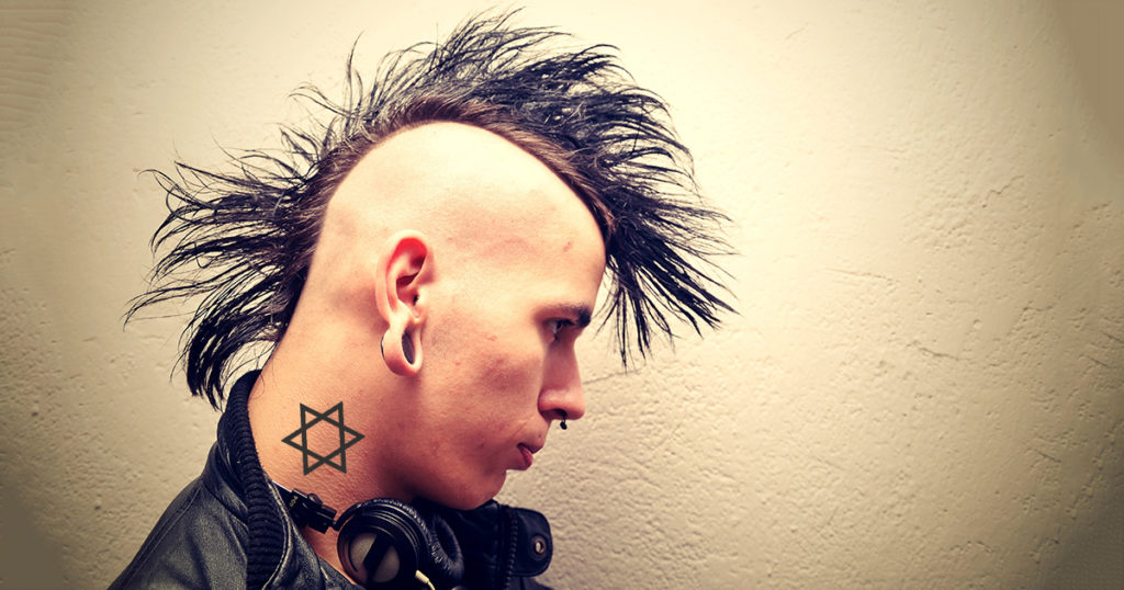 jewish, tattoo, star of david