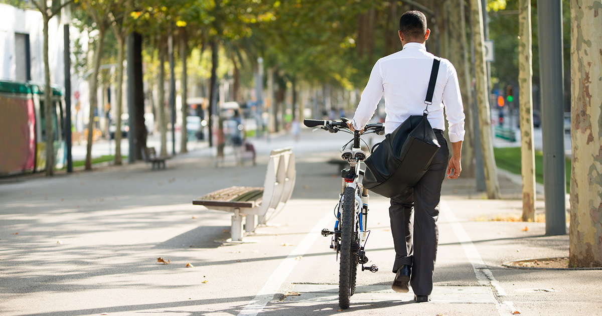 biking, work, give up