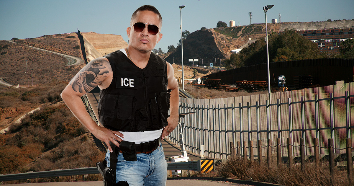 ice, agent, abolish ice, migrants