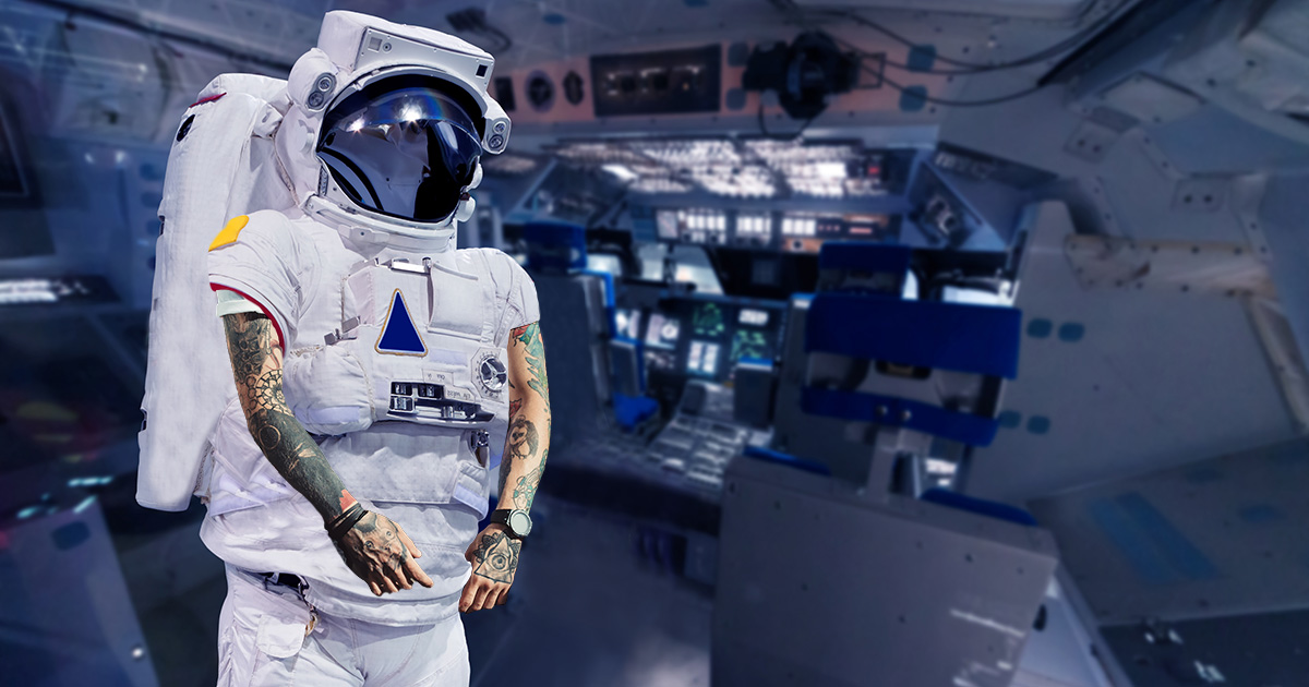 nasa, astronaut, punk