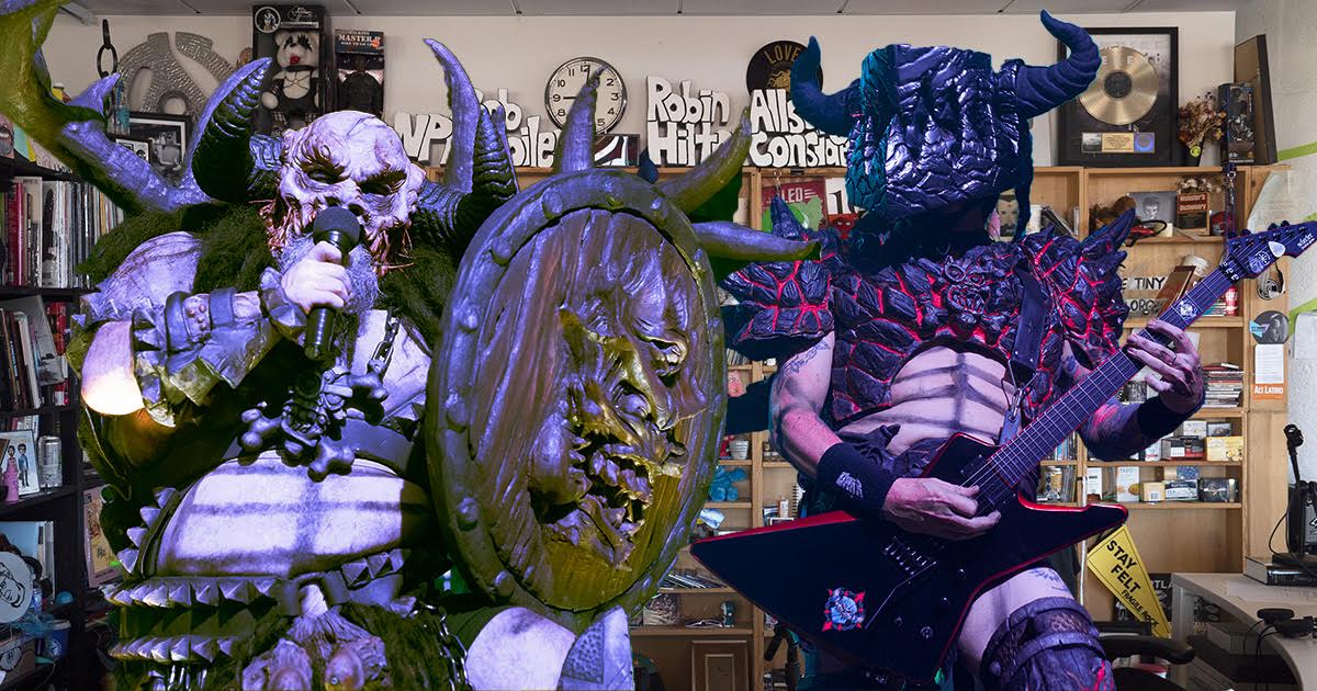 GWAR, tiny desk, horror, metal, gross