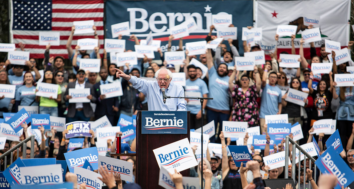 bernie sanders, win, primary, president, democrat