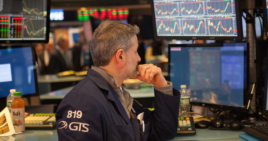 stock photo, market, trading floor