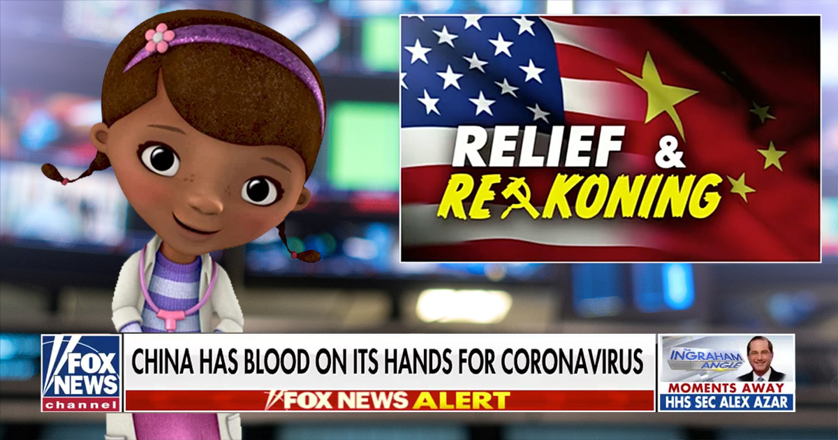 doc mcstuffins, cnn, fox news, covid-19