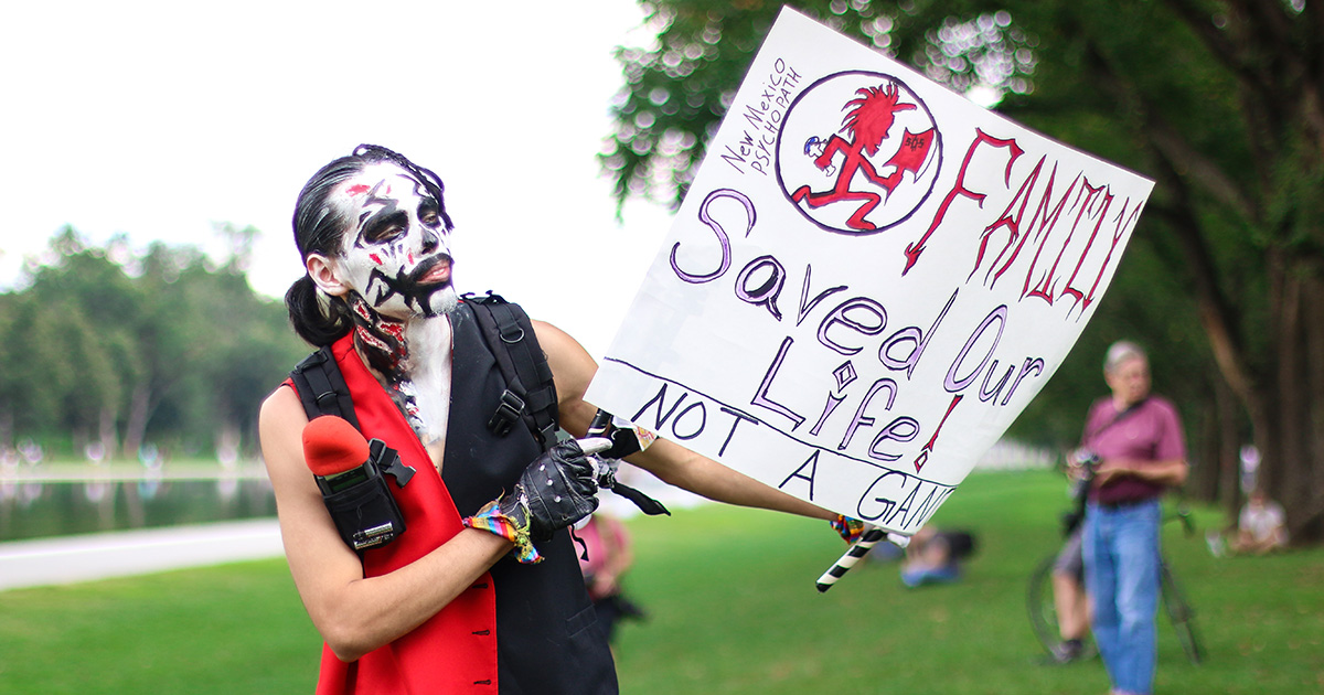 juggalo, gathering, distancing,