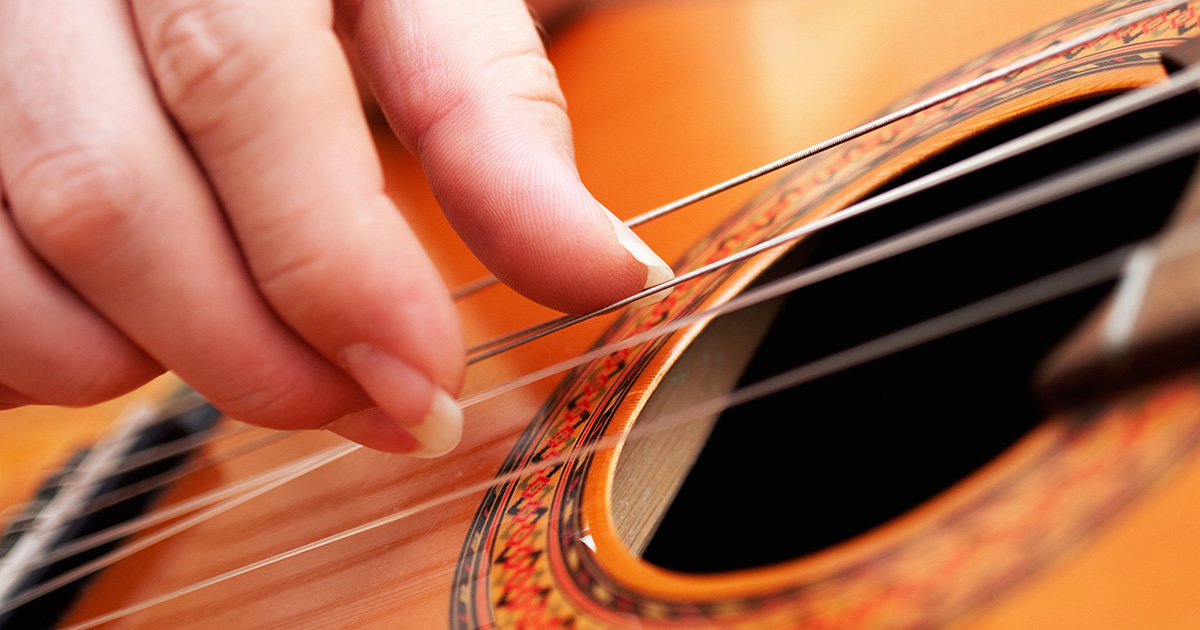 fingernails, gross, long, guitar, classical guitar