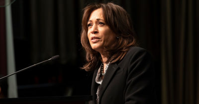 qanon, kamala harris, female villain