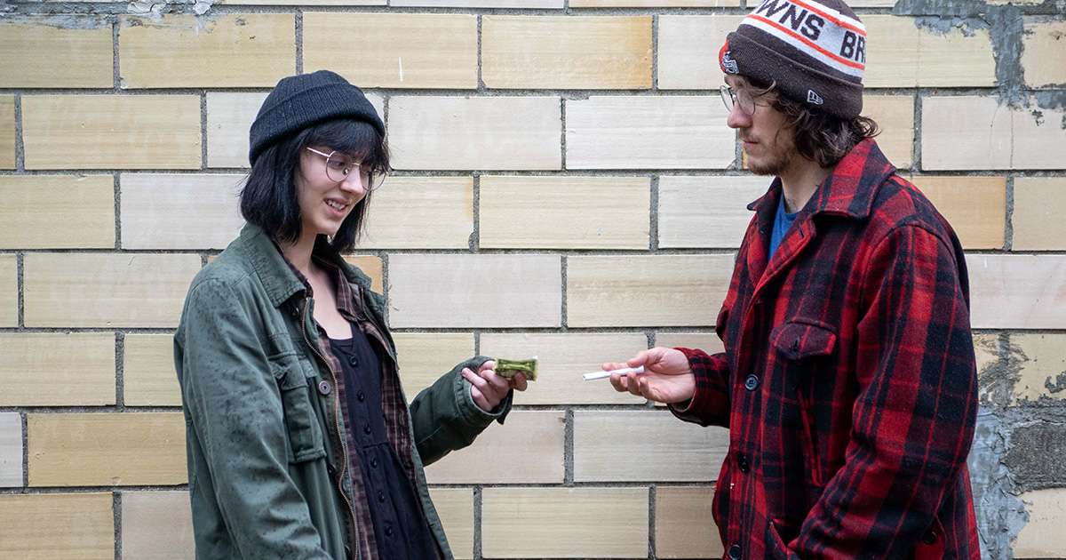 punk, cigarette, dollar