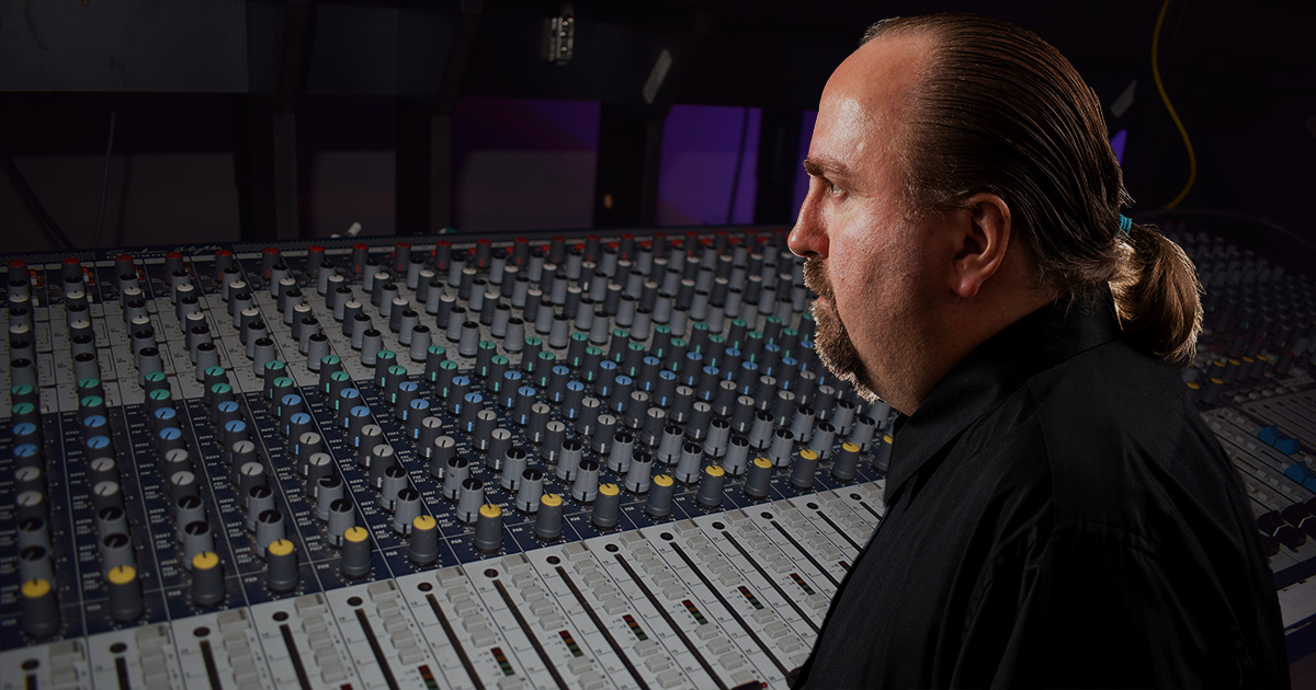 sound guy, ponytail, black sabbath